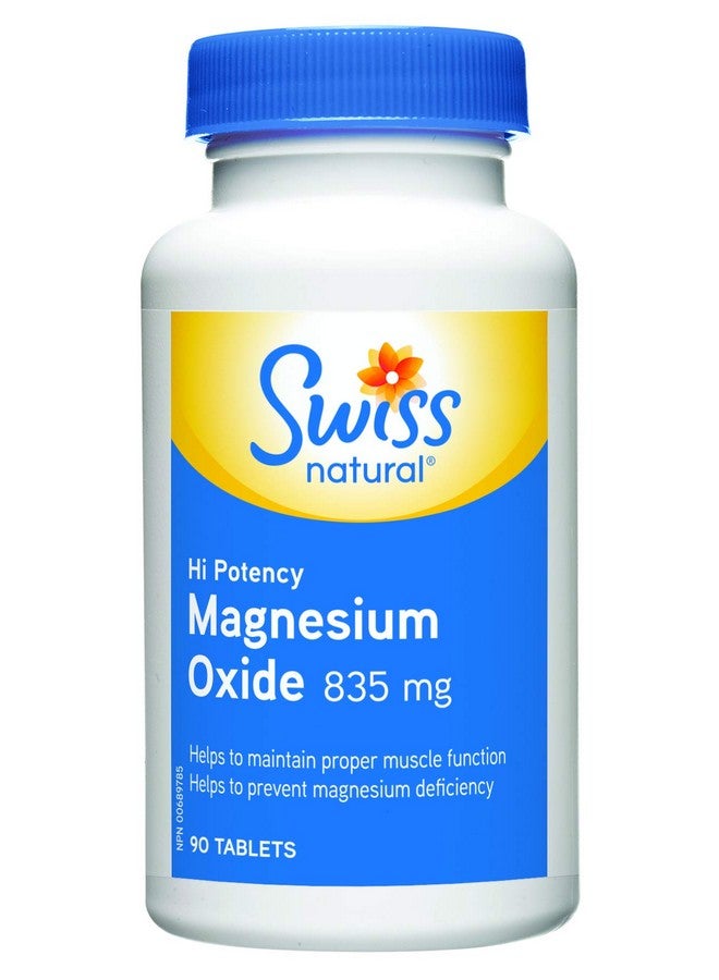 Swiss Naturals Magnesium Oxide Hi Pot 835Mg Tab 90 Tabs - Image 2