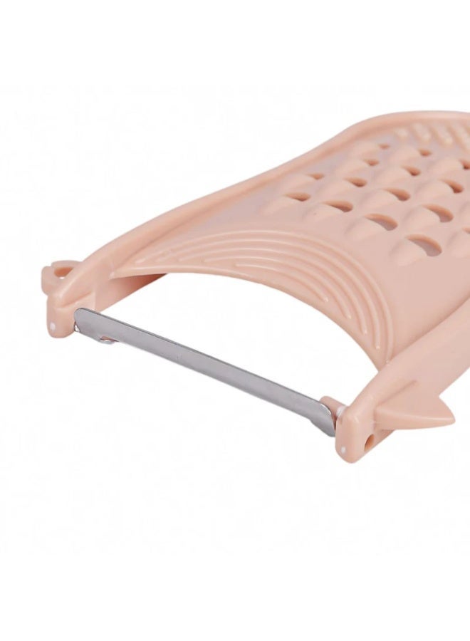 Save time and effort in the kitchen with the  peeler and grater, a practical tool for peeling and grating fruits and vegetables with ease. - Image 2