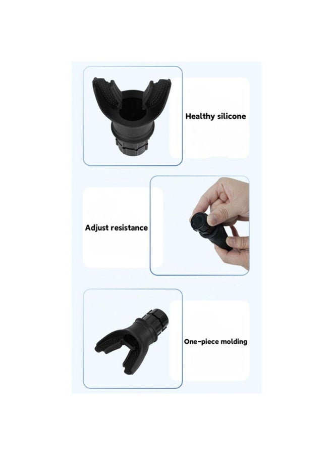 YelaJoy Breathing Training Device, Air Therapy Device, Improve Physique, Adjustable Exercise Trainer for Fitness Training,Soft Silicone Fit ,Easy to Use, Suitable for Daily Care and Exercise - Image 2