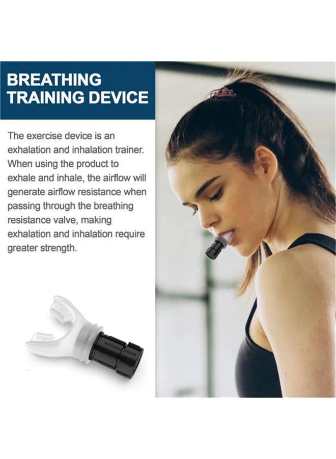 YelaJoy Breathing Training Device, Air Therapy Device, Improve Physique, Adjustable Exercise Trainer for Fitness Training,Soft Silicone Fit ,Easy to Use, Suitable for Daily Care and Exercise - Image 5