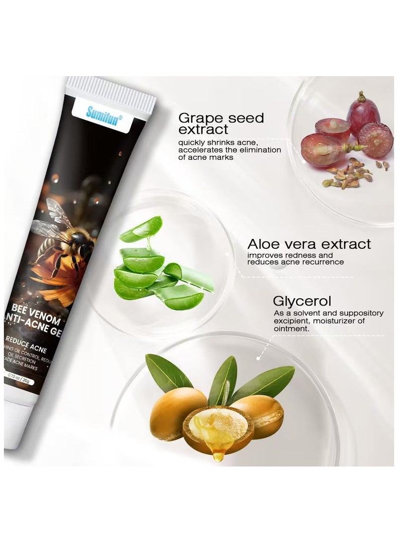 سوميفون جل سوميفون بي فينوم المضاد لحب الشباب، جل إزالة حب الشباب 20 جرام. - Image 5