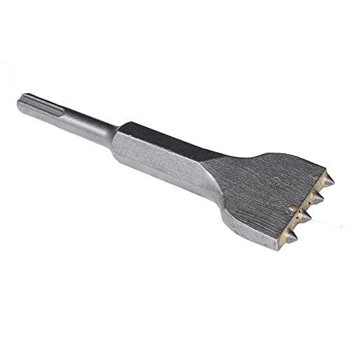 ACTINTOOL 6 1/8 in. x 1 1/2 in. SDS Plus Tuckpointing Mortar Raking Bit, Tile Thinset Removal Floor Scraper Bit, 4 Tips Concrete Repair Patch Prepare Bushing Tool Bit for Rotary Hammer - Image 1