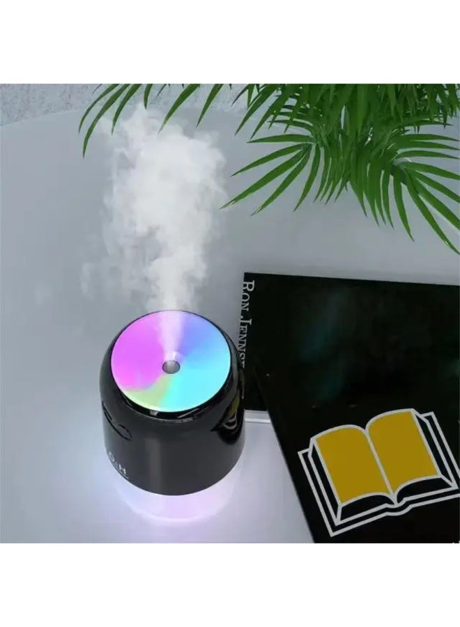 H2O Mini Portable Air Humidifier Multi Color Night Light, 2 Cool Mist Modes and Auto Off, for Car, Kids Room, Office and Travel 200 Ml - Image 5