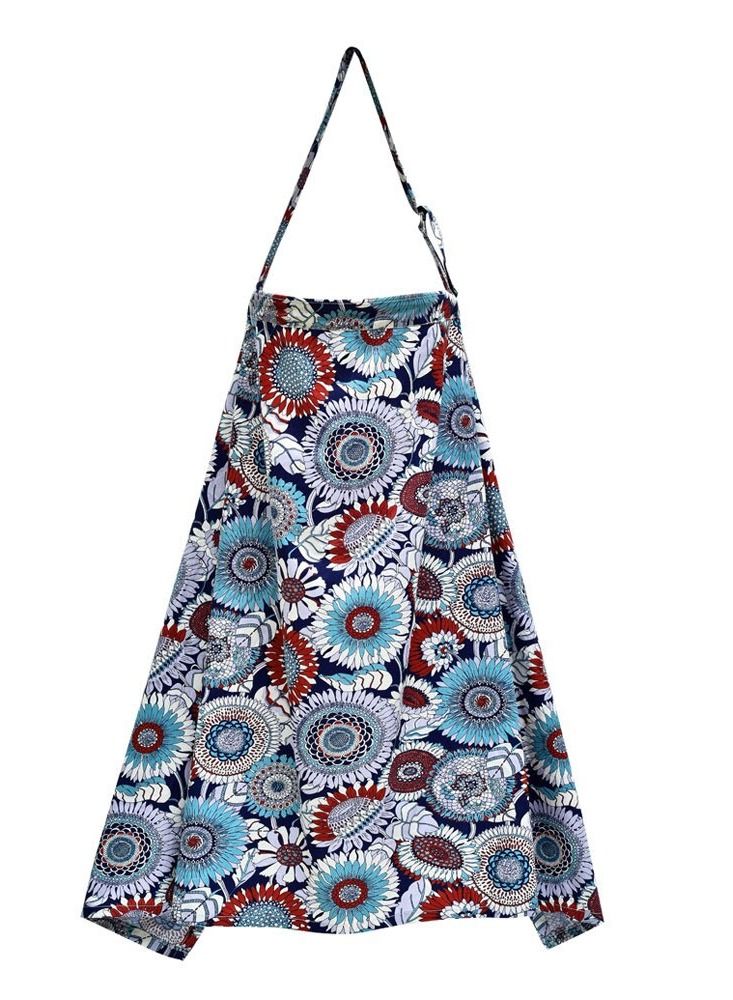 MARGOUN Nursing Cover Breastfeeding Privacy Feeding Cover Maternity Floral Cotton Apron Adjustable Full Coverage Shawl Cloth  - Image 3