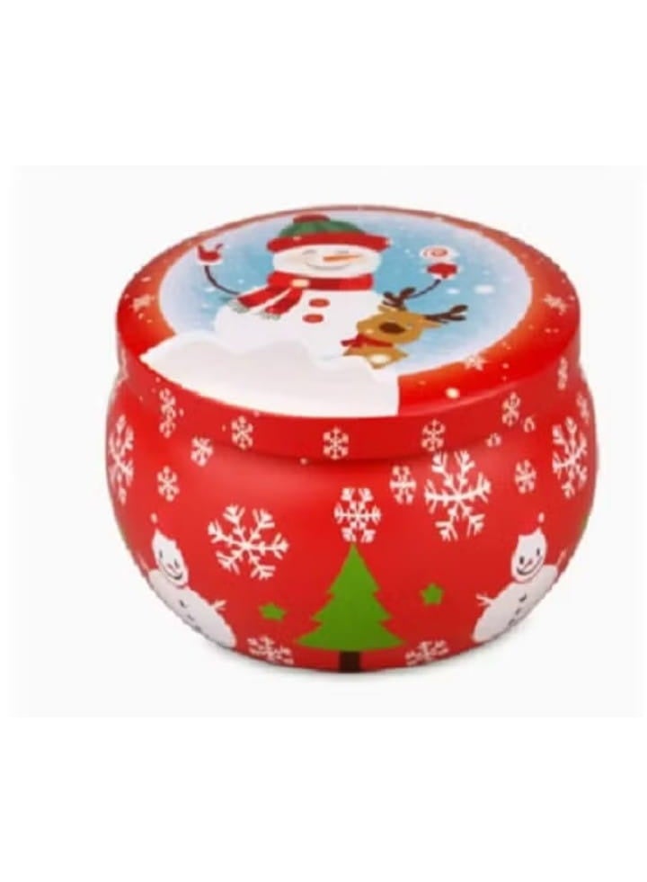 شمعة معطرة لعيد الميلاد، هدايا عيد الميلاد، 2.5 أونصة، شموع عيد الميلاد، شموع شمع الصويا، مجموعة عيد الميلاد المعطرة، شموع معطرة هدايا صغيرة للنساء والرجال والأصدقاء