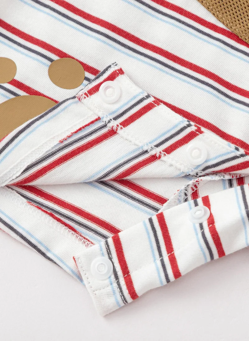 Balabala Red/White Baby Unisex Knitted jumpsuit  | Best Price UAE