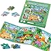 Ranqibo Magnetic Puzzles for Toddlers 35 75Pieces Travel Toys Dinosaur Puzzles Ages 46 Educational Learning Magnets Road Car Trip Airplane Activities Toys for 3 4 5 6 7 Girls Boys Gift - Image 2