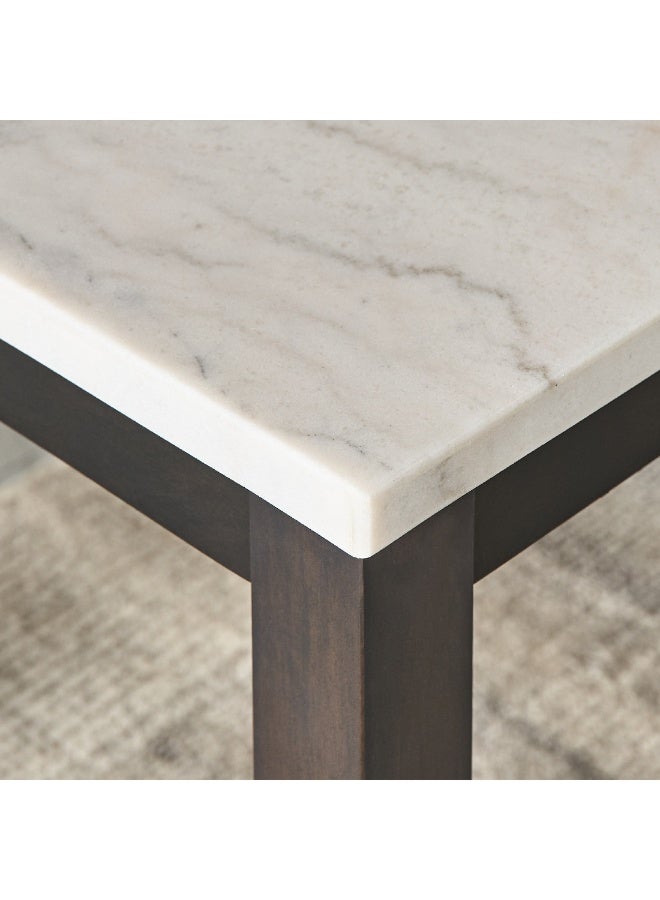 Home Box Orlando Marble Top End Table 56 x 59 x 60 cm  - Image 4