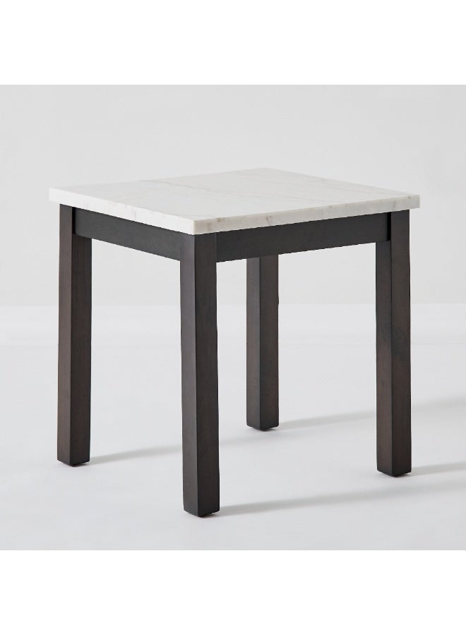 Home Box Orlando Marble Top End Table 56 x 59 x 60 cm  - Image 5