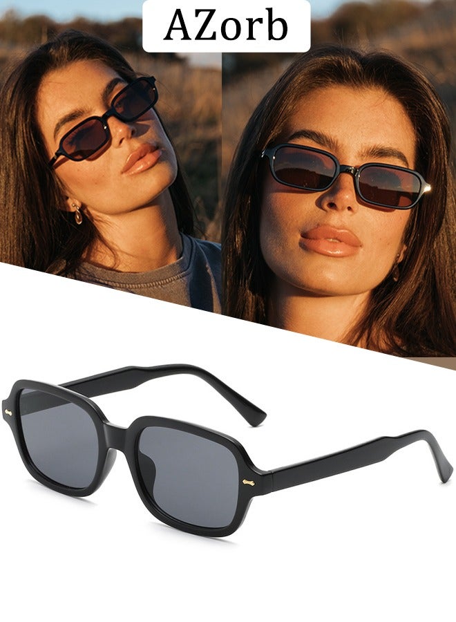 AZorb Square Small Frame Sunglasses Women Men Square Retro Sun Glassess ...