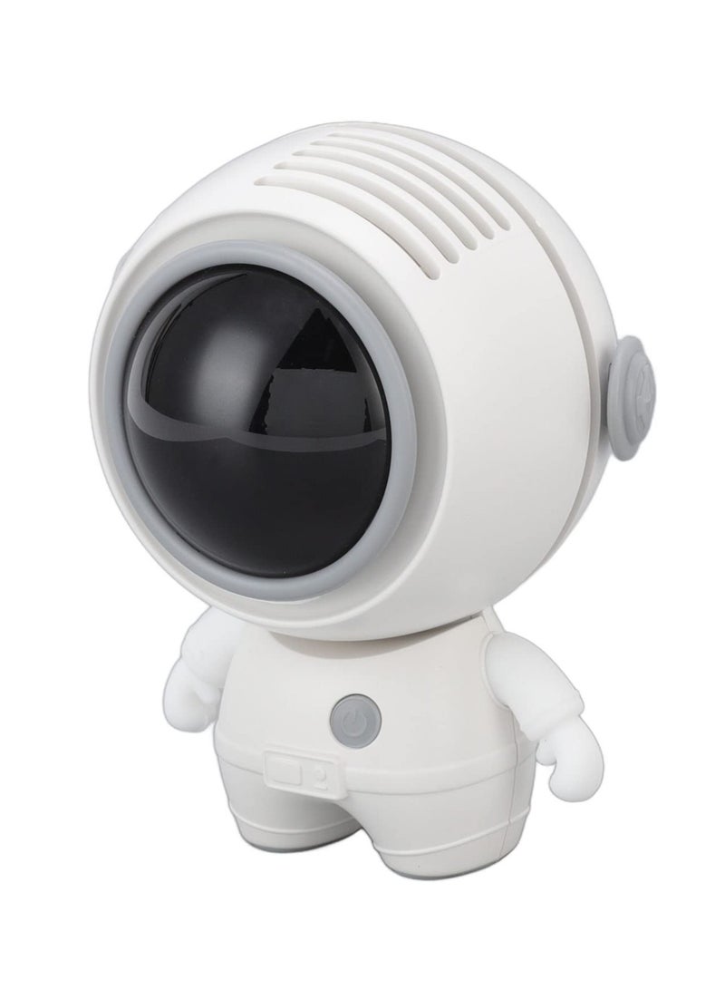 Hands Free Hanging Mini Astronaut Neck Fan, USB Rechargeable Bladeless Fan Personal Small Fans, Quiet Design, for Outdoor, Indoor, Office, Gym, Travel, Camping - Image 1