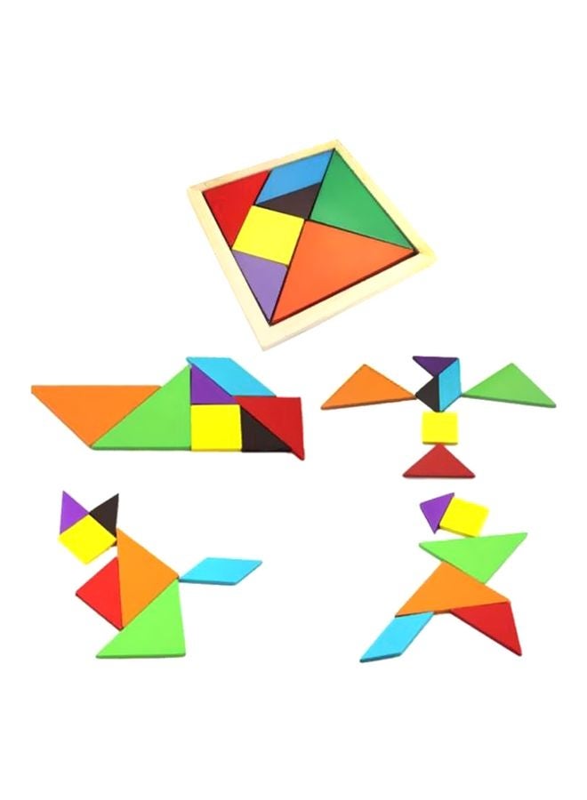 JOY 8-Piece Wooden Montessori Floor Puzzle Set - Image 1