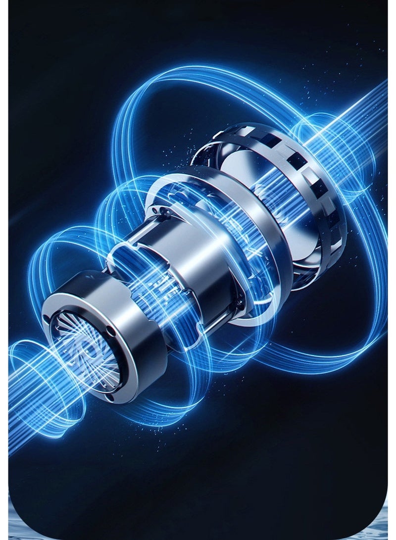 Rechargeable Electric Spin Scrubber, Cordless Cleaning Brush with Long Handle,5 Replaceable Brush Heads Shower Scrubber for Bathroom Tub,Floor,Tile,Kitchen and Shoes(Grey) - Image 4