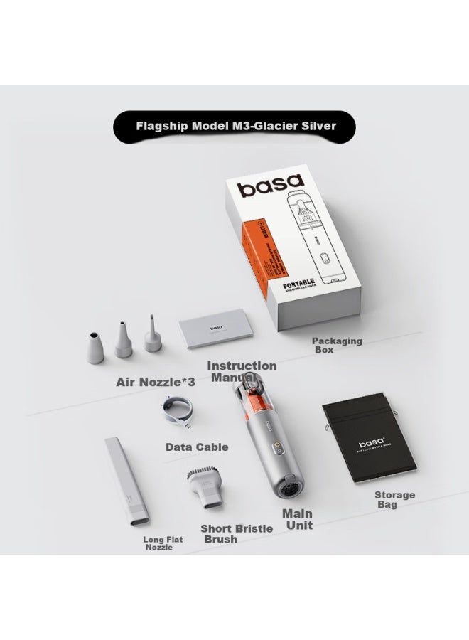 Basa Car Vacuum Cleaner High Suction Power Household High Power Wireless Car Handheld Multi-function Mini Portable - Image 1