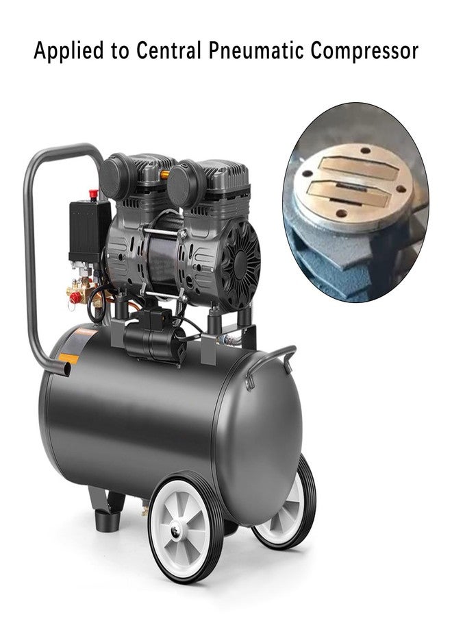 فلاين 40 قطعة من صفيحة صمام ضاغط الهواء، بديل لصمام القصب لضاغط الهواء المركزي الهوائي Harbor Freight، أجزاء ضاغط الهواء المركزي لملحقات مضخة الهواء 0.75-1.5 كيلو وات (10 × 47 مم) - Image 3