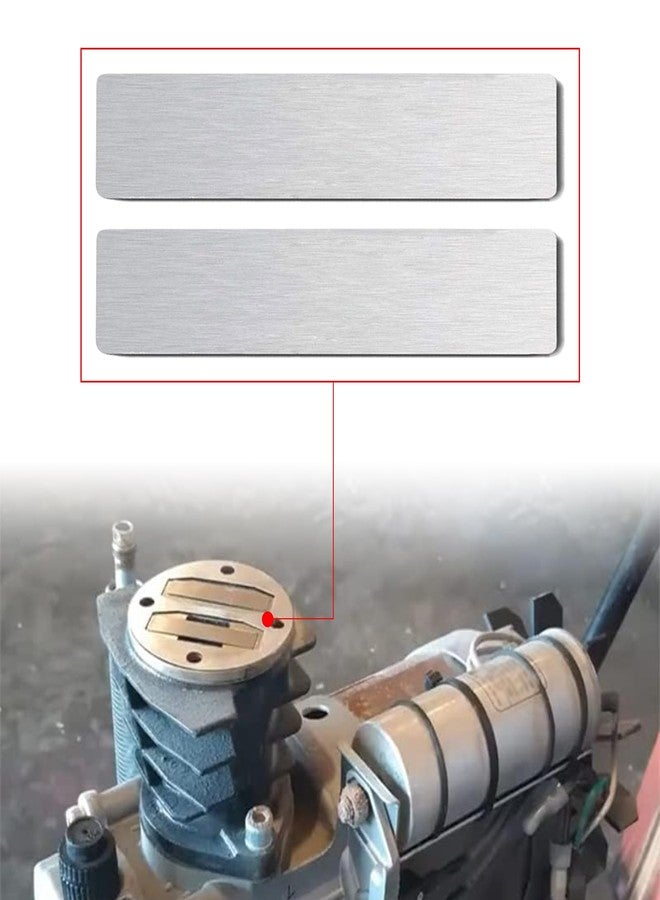 فلاين 40 قطعة من صفيحة صمام ضاغط الهواء، بديل لصمام القصب لضاغط الهواء المركزي الهوائي Harbor Freight، أجزاء ضاغط الهواء المركزي لملحقات مضخة الهواء 0.75-1.5 كيلو وات (10 × 47 مم) - Image 4