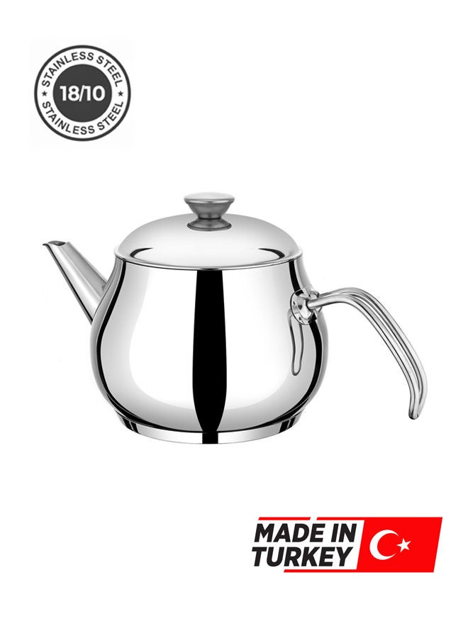 بونيرا إبريق شاي جوبيتر من الستانلس ستيل 18/10 فضي بسعة 1.5 لتر. - Image 2