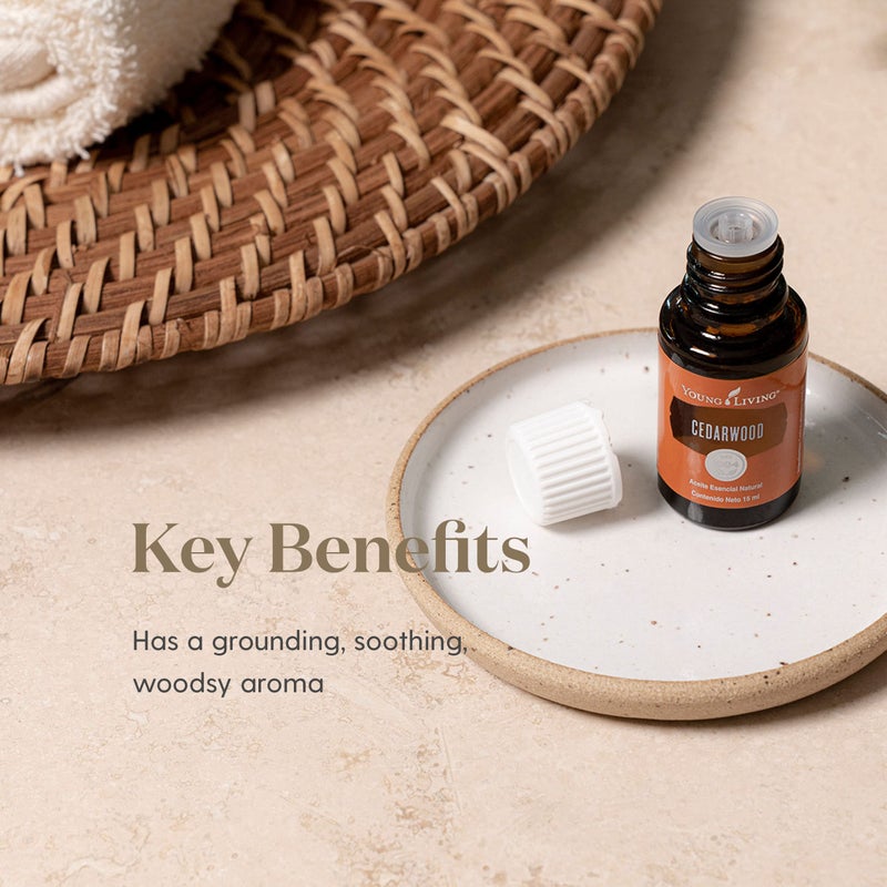 Young Living Cedarwood Essential Oil 15ml, for Healthy Skin, Hair, and Scalp, Unlock the Power of Pure, Calming and Soothing - Image 4