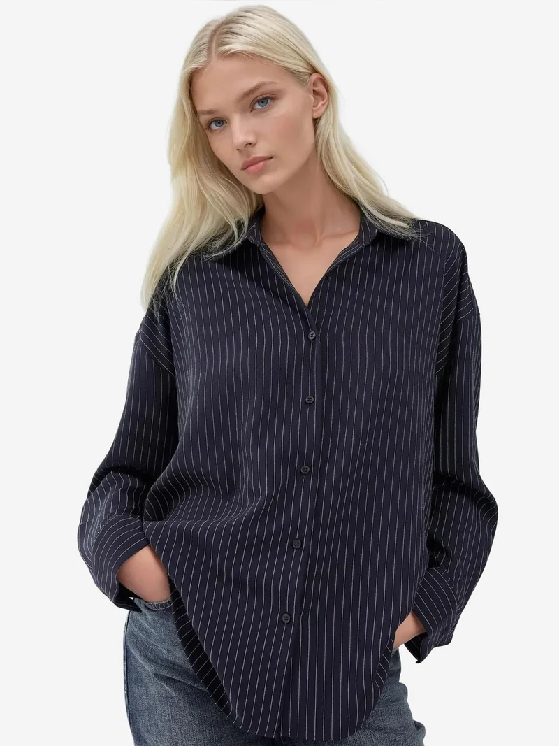 HICCUP Oversize Striped Shirt