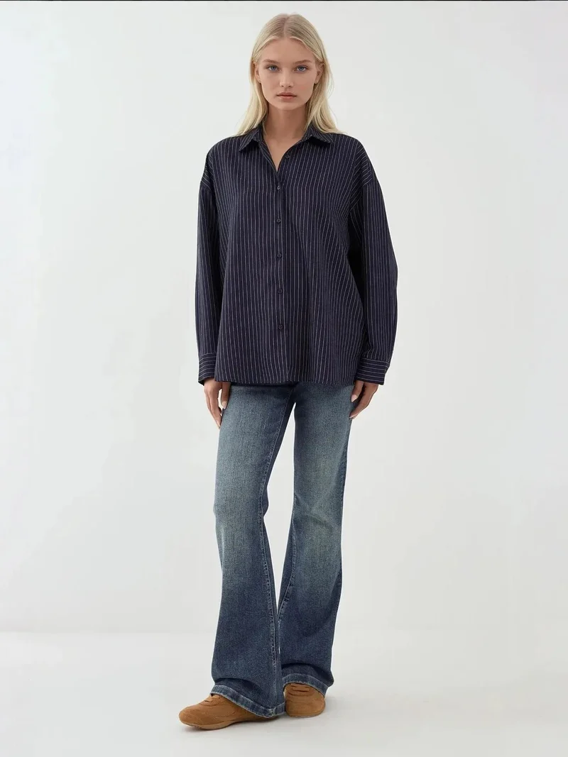 HICCUP Oversize Striped Shirt