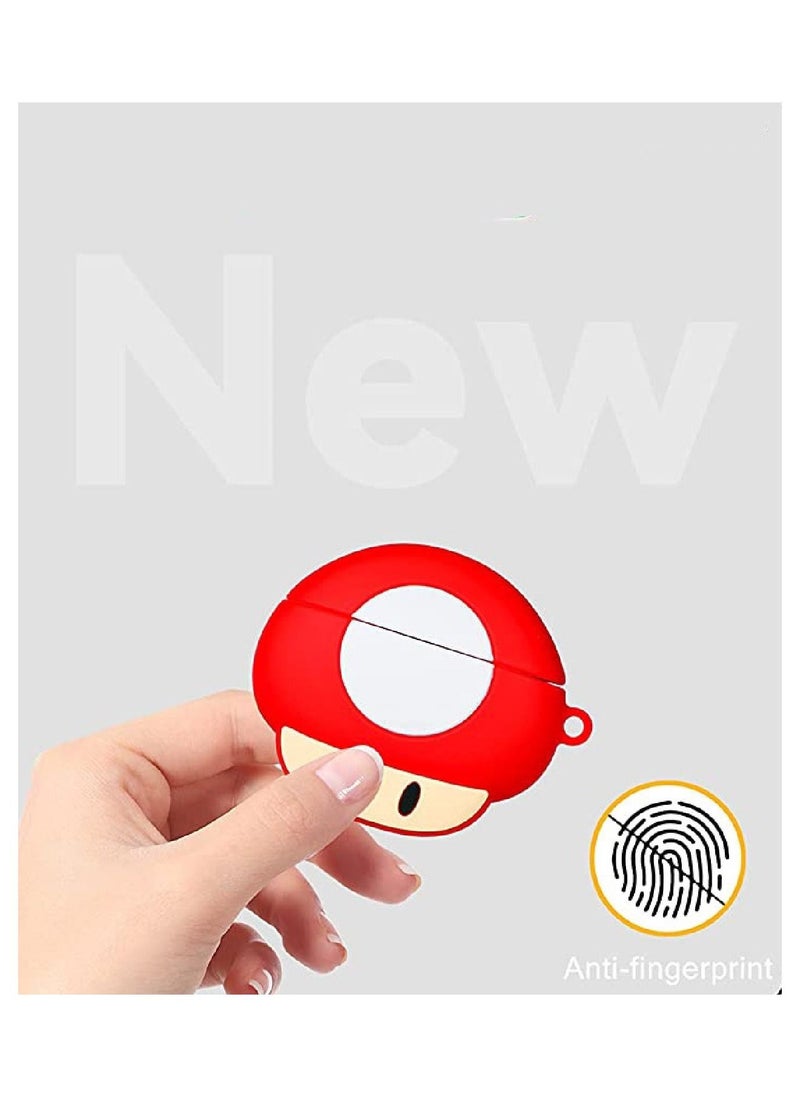 YONK Protective Case Cover Compatible With New Apple AirPods 3rd Generation Mushroom S34  - Image 5