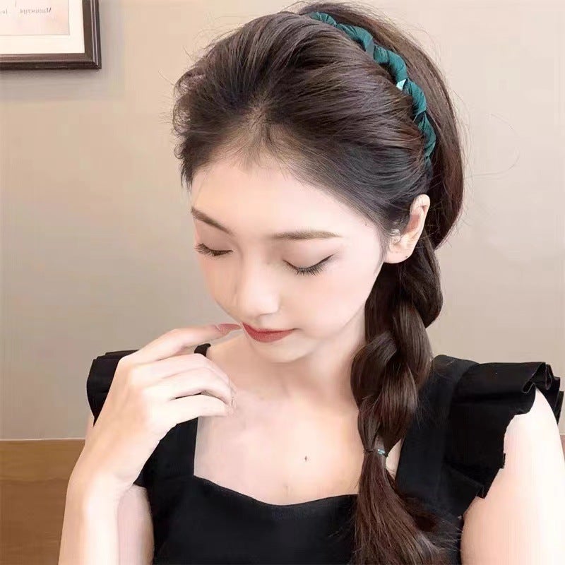 Versatile Fabric Hairband for Women Black - Image 5