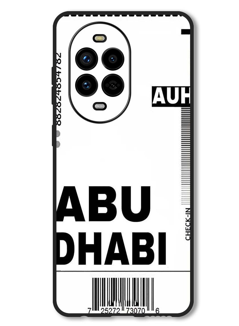 Theodor Case Compatible with Huawei Nova 13 Pro Protection Shockproof Bumper Cover AUH boarding pass - Image 1