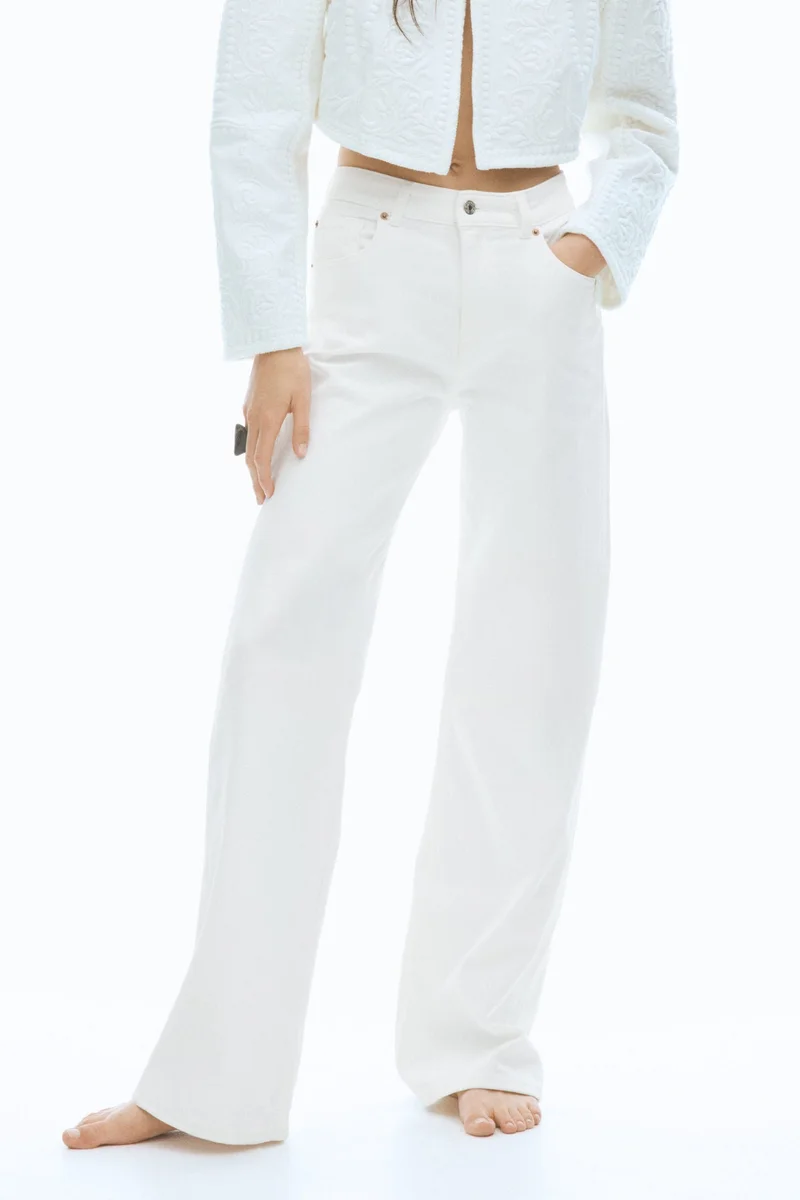 H&M Wide High Jeans