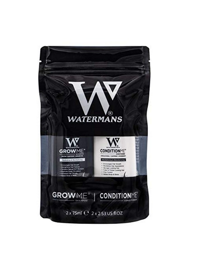 Watermans Atermans Grow Me Minis Travel Shampoo And Conditioner Set Great For Your Gym Bag  - Image 2