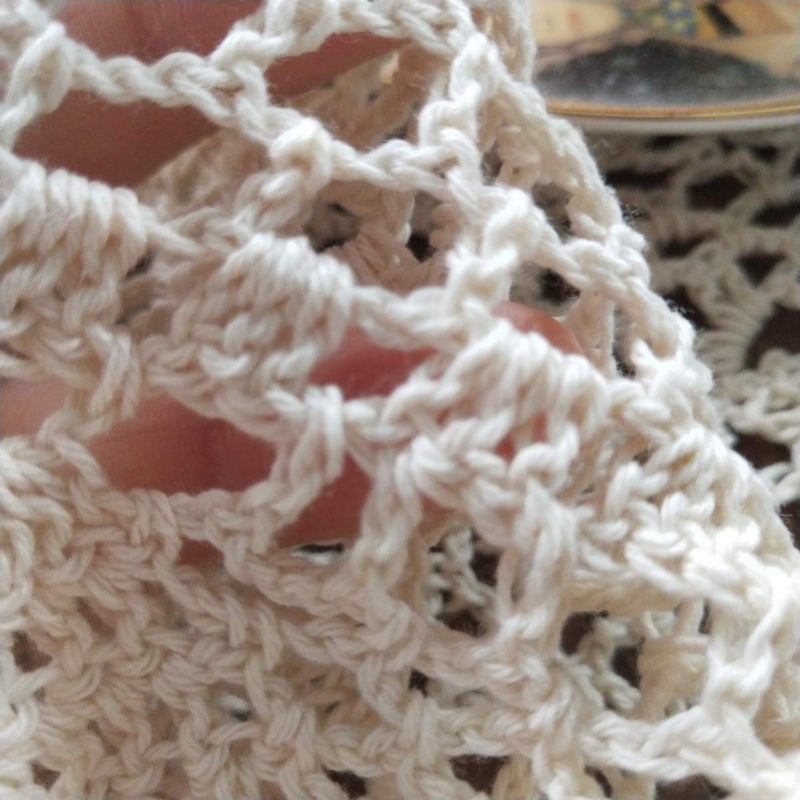 USTIDE 100% Cotton Crochet Lace Rectangular Table Runner Beige Ecru Dresser Scarf Doilies,2pcs 11 Inch X23 Inch - Image 5