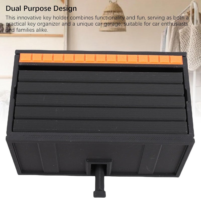 Entryway Wall Key Holder Interactive Car Garage Key for Kids, PLA Material (A) - Image 2