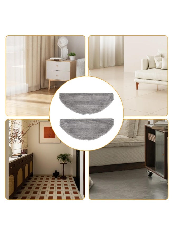 كيلا قطعتان من وسادات الممسحة مناسبة لسلسلة Eufy L60 من وسادات التنظيف المنزلية بالمكنسة الكهربائية الروبوتية Eufy، مناسبة لطرازات L60 وG50 الهجينة. - Image 3