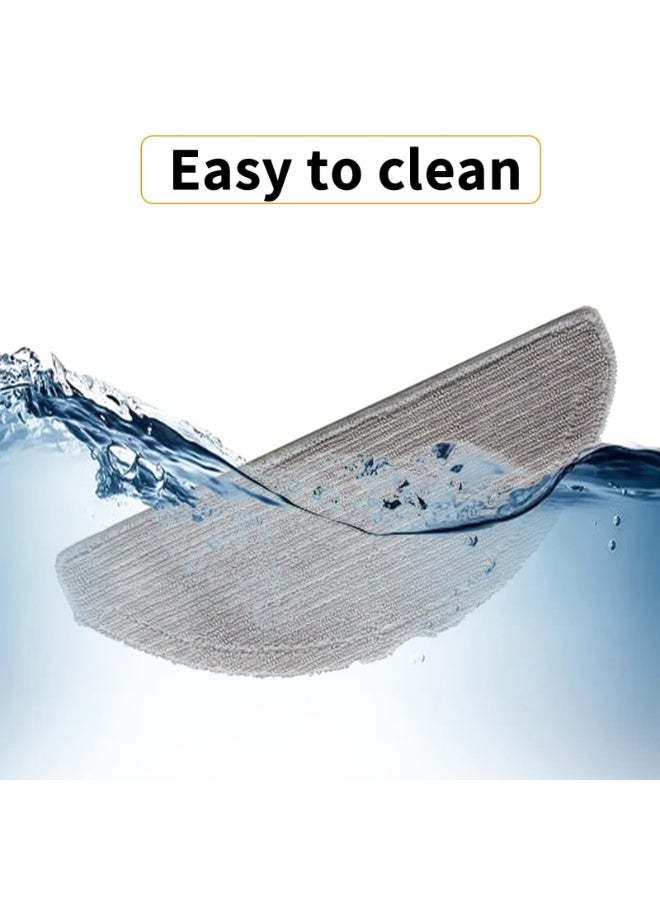 كيلا قطعتان من وسادات الممسحة مناسبة لسلسلة Eufy L60 من وسادات التنظيف المنزلية بالمكنسة الكهربائية الروبوتية Eufy، مناسبة لطرازات L60 وG50 الهجينة. - Image 4