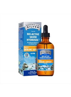 Bio-Active Silver Hydrosol for Immune Support - Colloidal Silver Liquid - 10 ppm, 4oz (118mL) - Dropper