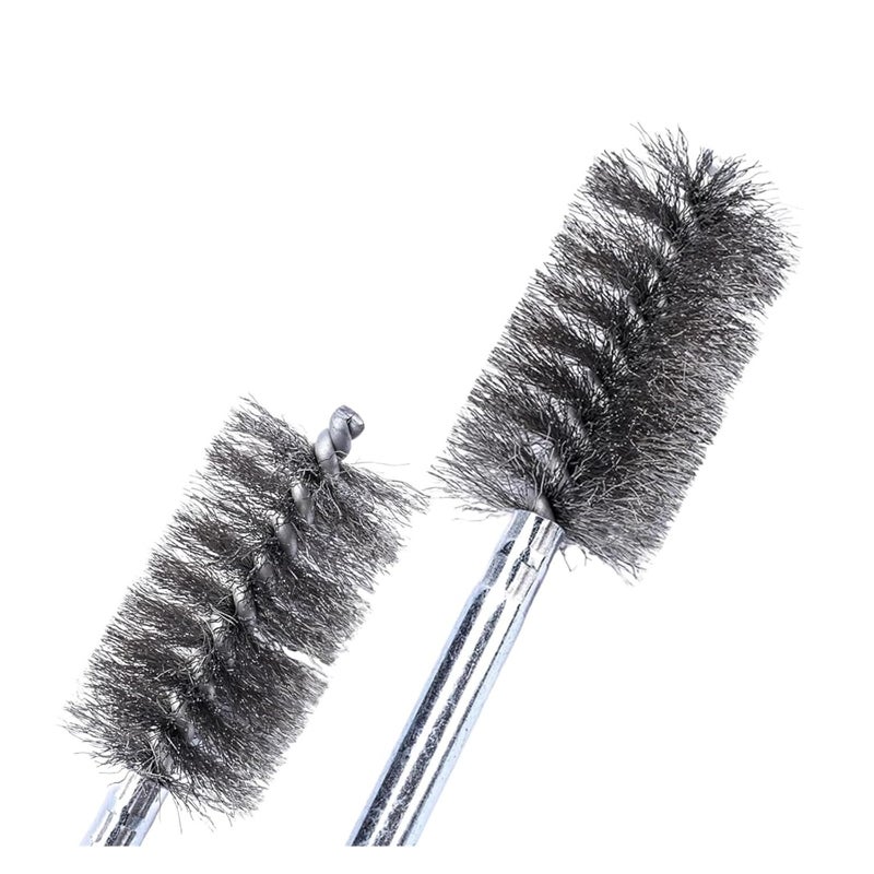 Wire Tube Brushes Bore Cleaning Brushes Stainless Steel Wire in Spiral for ID Deburring Rust Removing Pipe with Drill Use Hand Tools(Diameter 8mm) - Image 1
