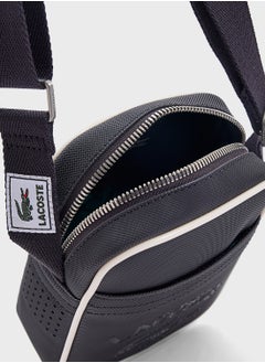LACOSTE Logo Zip Over Crossbody  - Image 5