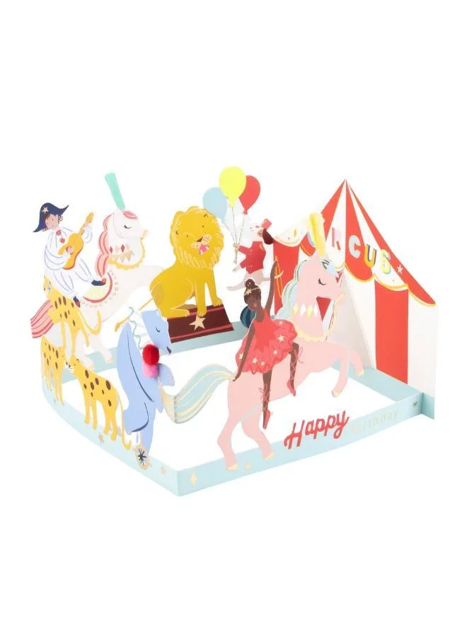 Meri Meri Circus Concertina Card
