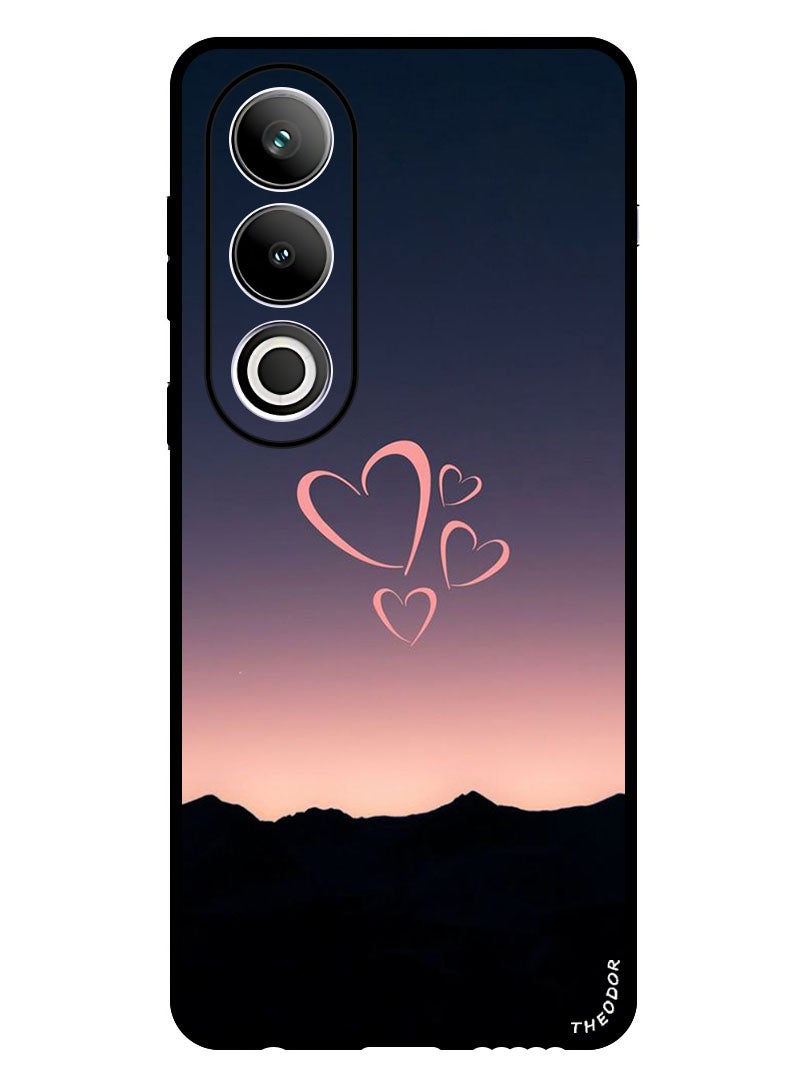 Theodor Protective Case Anti Scratch Shock Proof Bumper Cover For OnePlus Ace 3V Four Hearts - Image 1