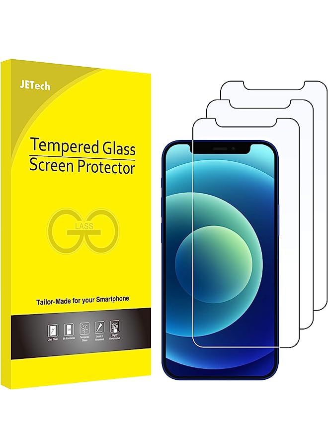 Jetech Screen Protector For Iphone 12 Mini 5.4-Inch, Tempered Glass Film, 3-Pack - Image 1