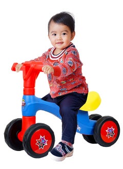 MARVEL Spiderman Ride On Toys for Kids, Baby Ride on Scooter, Gift for Boys, Balance Bike Anti Skid No Pedal, Toddler Bicycle , 2 years-4 years, Red  - Image 1