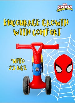 MARVEL Spiderman Ride On Toys for Kids, Baby Ride on Scooter, Gift for Boys, Balance Bike Anti Skid No Pedal, Toddler Bicycle , 2 years-4 years, Red  - Image 2