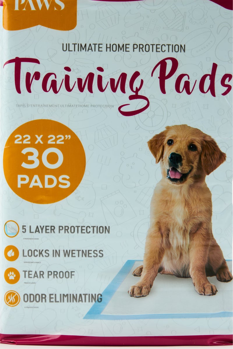 Posh Paws 5 Layer Protection 30 Pieces Training Pads, Multicolor  - Image 3