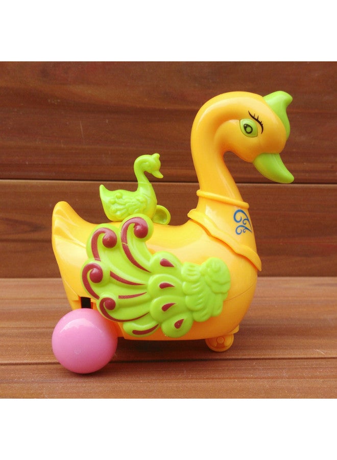 Chain-winding Toy Chain Chick Tin Nostalgic Toy Tin Frog Stall Supply Toy-Color:Dolphin Top Ball - Image 5