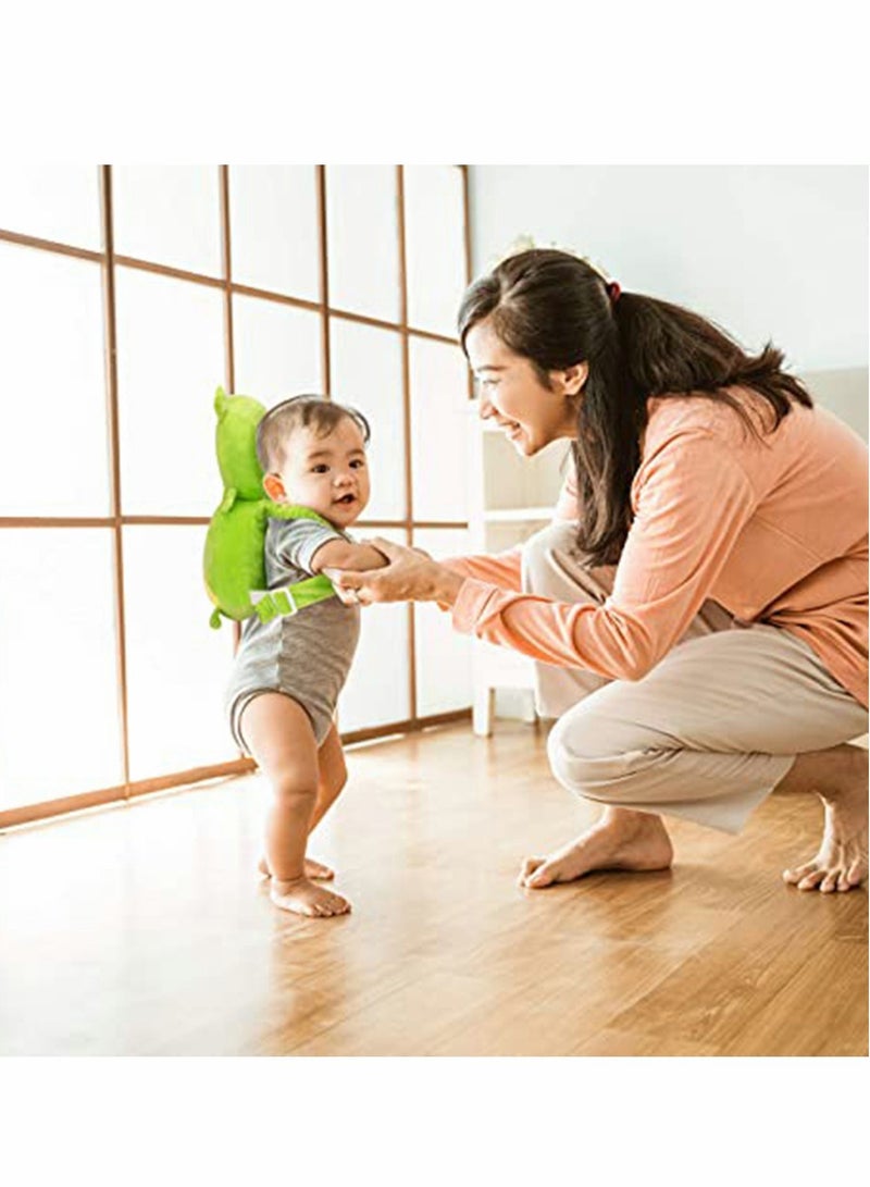 SYOSI Toddler Baby Head Protection Pads Babies Head Safety Pad Cushion Adjustable Backpack Frog Suitable for 4-24 Months  - Image 3