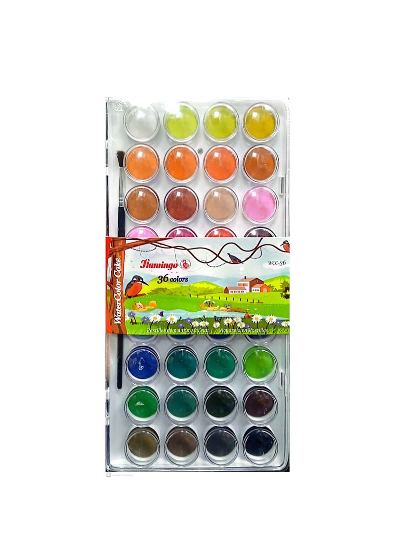 Flamingo 36 WATER COLOURS - Image 2