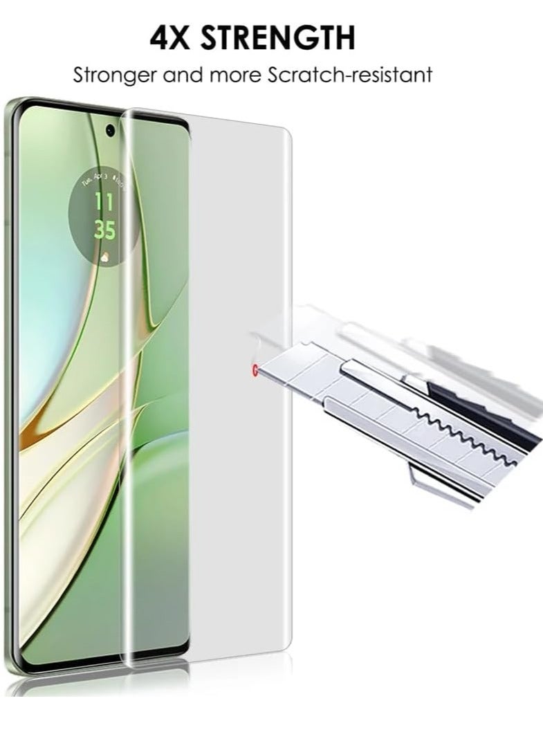 MIGOFAST Screen Protector for Moto Edge 40 Neo UV Tempered Glass, Film HD Screen Saver, 9H Hardness, Bubble-free Screen Replacement Protector Film - Image 5