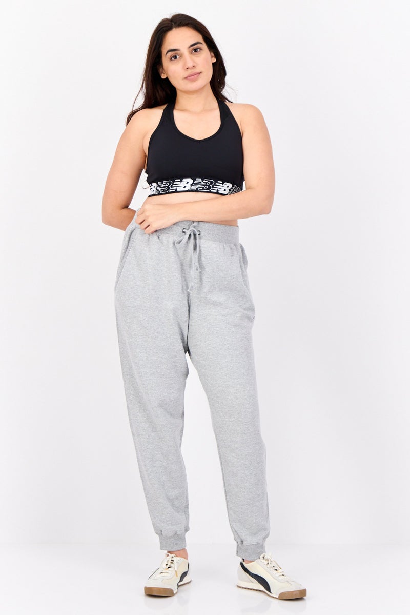 New Balance Women Brand Logo Padded Sports Bra, Black  - Image 4