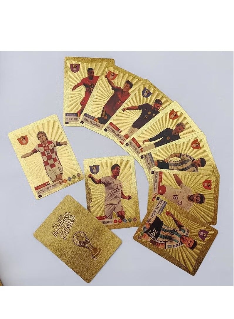 نجم كرة القدم العالمي مجموعة بطاقة ذهبية - Image 3