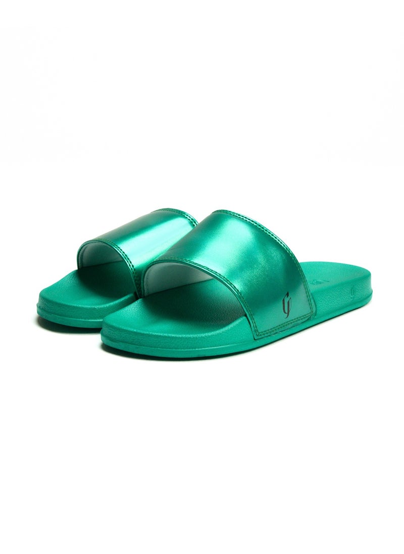 Uji Shiny Upper Padding slide slipper For Women  - Image 3