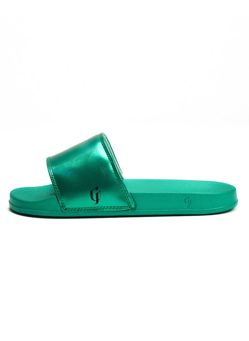 Uji Shiny Upper Padding slide slipper For Women  - Image 2